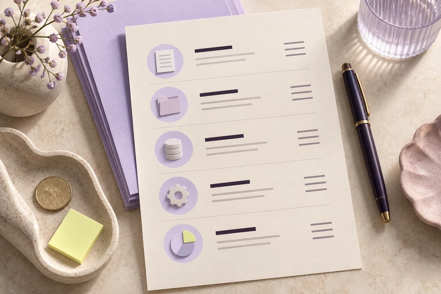 A quotation sheet reviewed against scope, documents and fees.